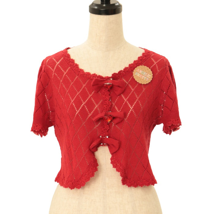 USED】Wonder Cookie ワッペンニットボレロ | Angelic Pretty