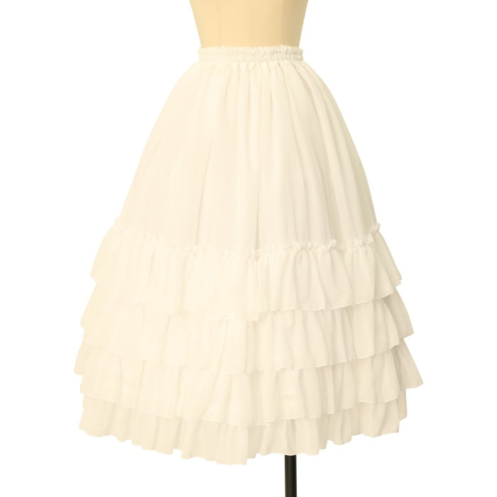 ATELIER-PIERROT アマリリス ペチコート ホワイト フリル ATELIER-PIERROT アマリリス ペチコート ホワイト フリル - メルカリ