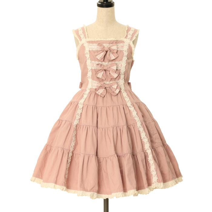 美品 Innocent World 乙女の薔薇園ジャンパースカート ピンク 美品 Innocent World 乙女の薔薇園ジャンパースカート ピンク