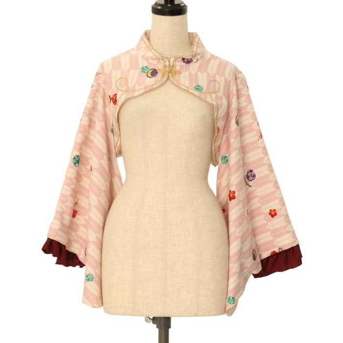 morphose temps de fille - 最終値下げ morphose春告げ鳥の恋うらら着物袖ボレロ USED】春告げ鳥の恋うらら着物袖ボレロ | metamorphose | ロリータ