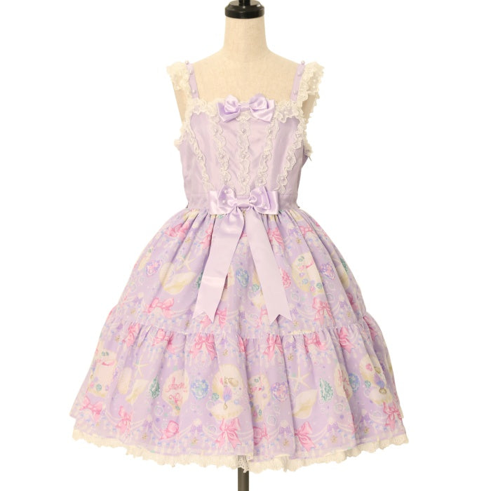 USED】Jewel Marineティアードジャンパースカート| Angelic Pretty