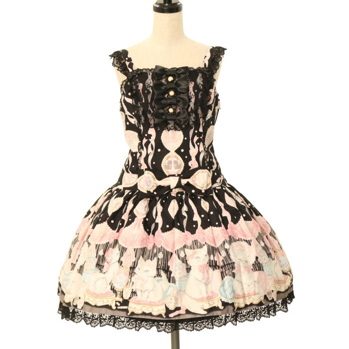USED】Dolly Cat ローウエストジャンパースカート | Angelic Pretty