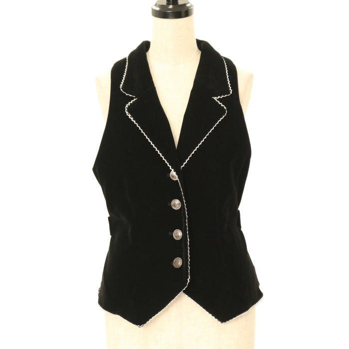 USED】別珍シングルボタンベスト | PUTUMAYO | ロリータ ゴスロリ