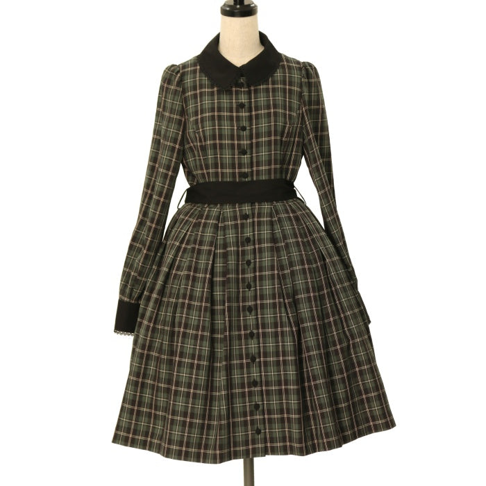 USED】【Mサイズ】クラシカルチェックワンピース | Sheglit | ロリータ