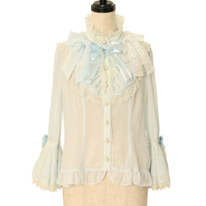 MARBLE（マーブル）クラシカル 姫袖 ブラウス 白 ゴスロリ ロリィタ