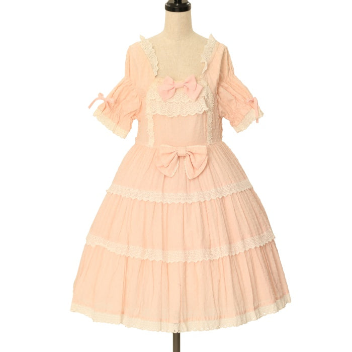 ♡BABY♡ピンク　コットンロリータワンピース コットンレースパステルワンピース – BUNNY APARTMENT
