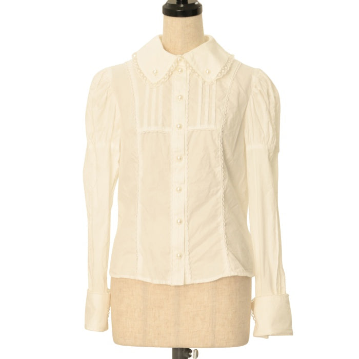 USED】スクエア切替ピンタックブラウス | Angelic Pretty Wunderwelt