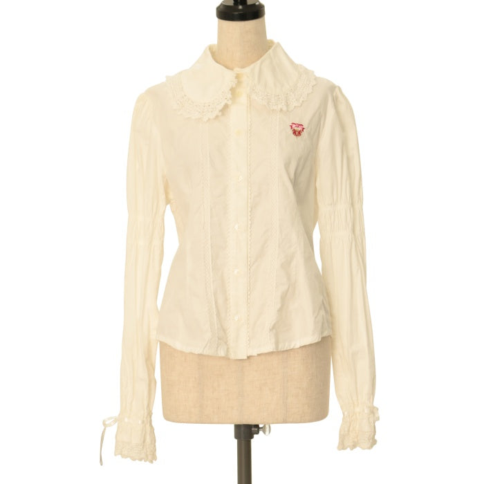 USED】刺繍入り後ろピンタックブラウス | BABY, THE STARS SHINE