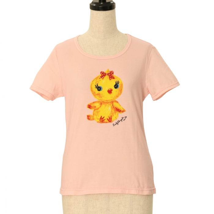 USED】ドットリボンひよこプリントTシャツ | Emily Temple cute