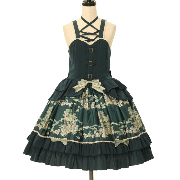 USED】Rose cage コルセット風ジャンパースカート | metamorphose 