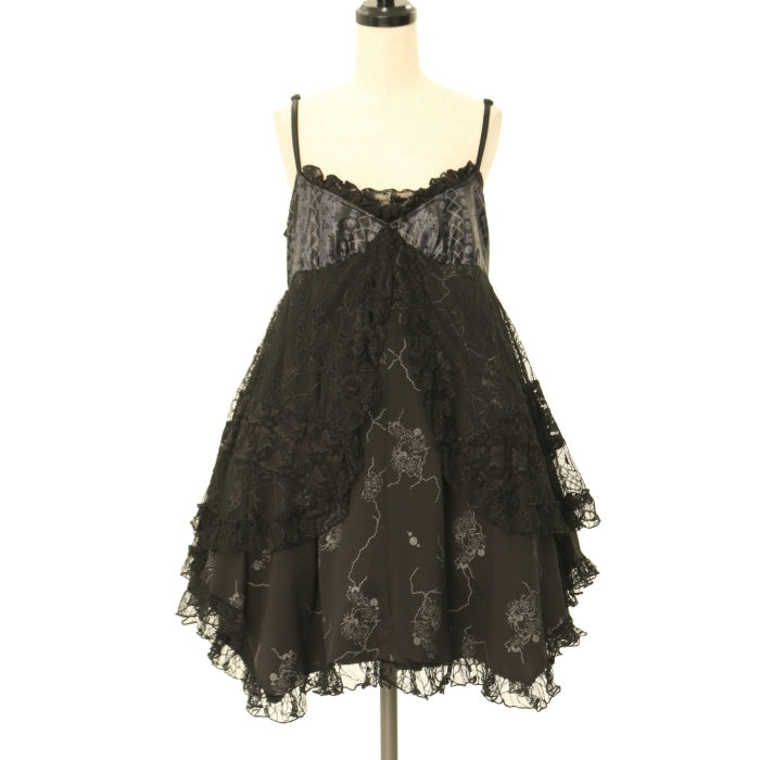 USED】H.Jelly レース重ねベビードールジャンパースカート | h.NAOTO