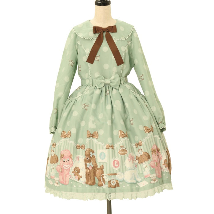 Angelic pretty ゴスロリ フラワープリントドレス