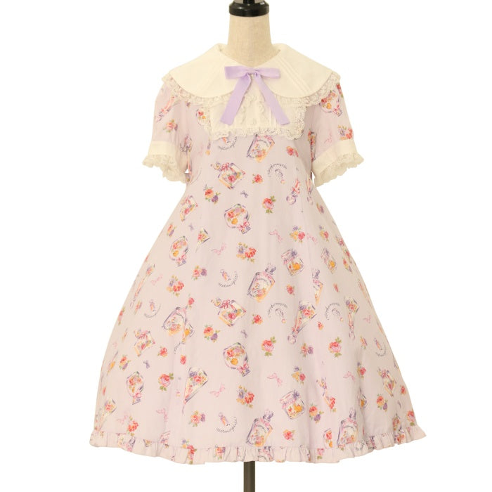morphose temps de fille フラワーボトルワンピース USED】フラワーボトルワンピース | metamorphose | ロリータ ゴスロリ