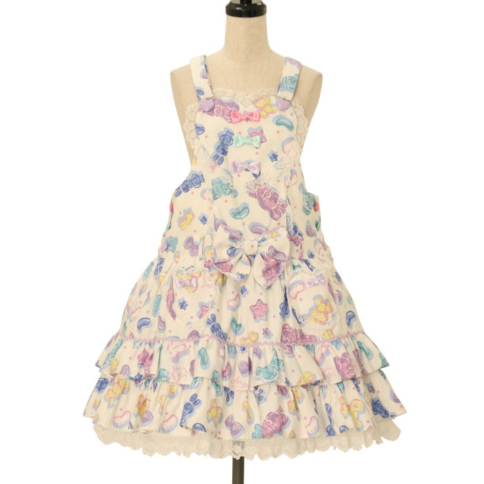 USED】Jelly Candy Toysハートサロペット | Angelic Pretty | ロリータ ...