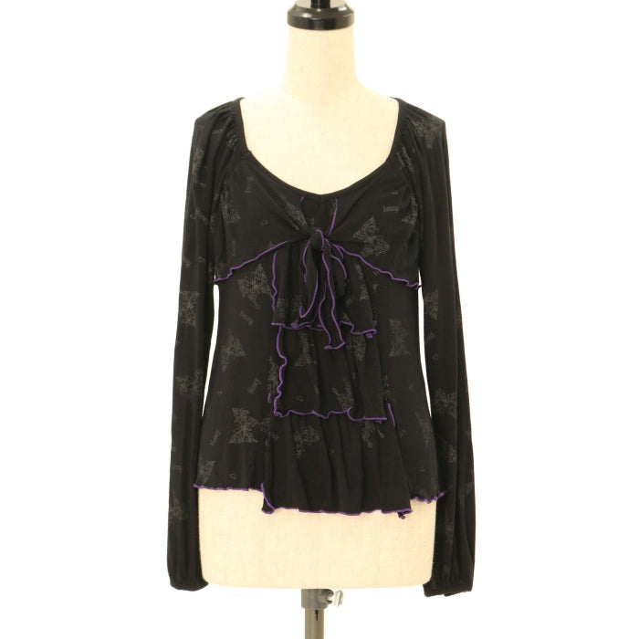 USED】【H.Jelly/Honey】メロウティアードフリルカットソー | h