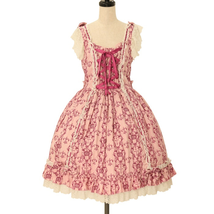 クラウンクロス ティアードジャンパースカート プラスサイズ】クラウンクロス ティアードジャンパースカート