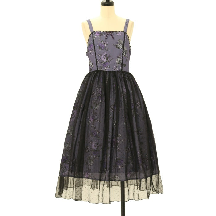 USED】【Mサイズ】クラシックブーケ柄ジャンスカ | axes femme USED】【Mサイズ】クラシックブーケ柄ジャンスカ | axes femme