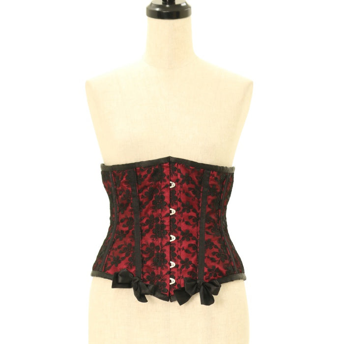 USED】【Mサイズ】花柄レース重ねミニショートコルセット | abilletage 