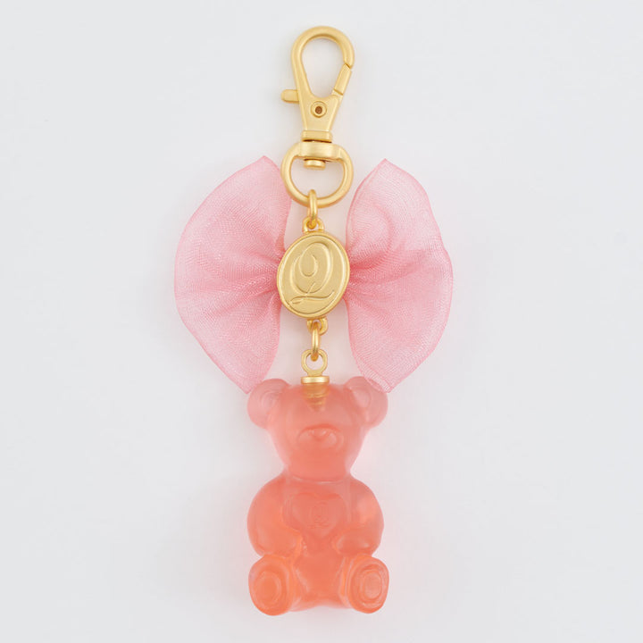 Teddy Bear Gummy Bag Charm (Strawberry) | Q-pot