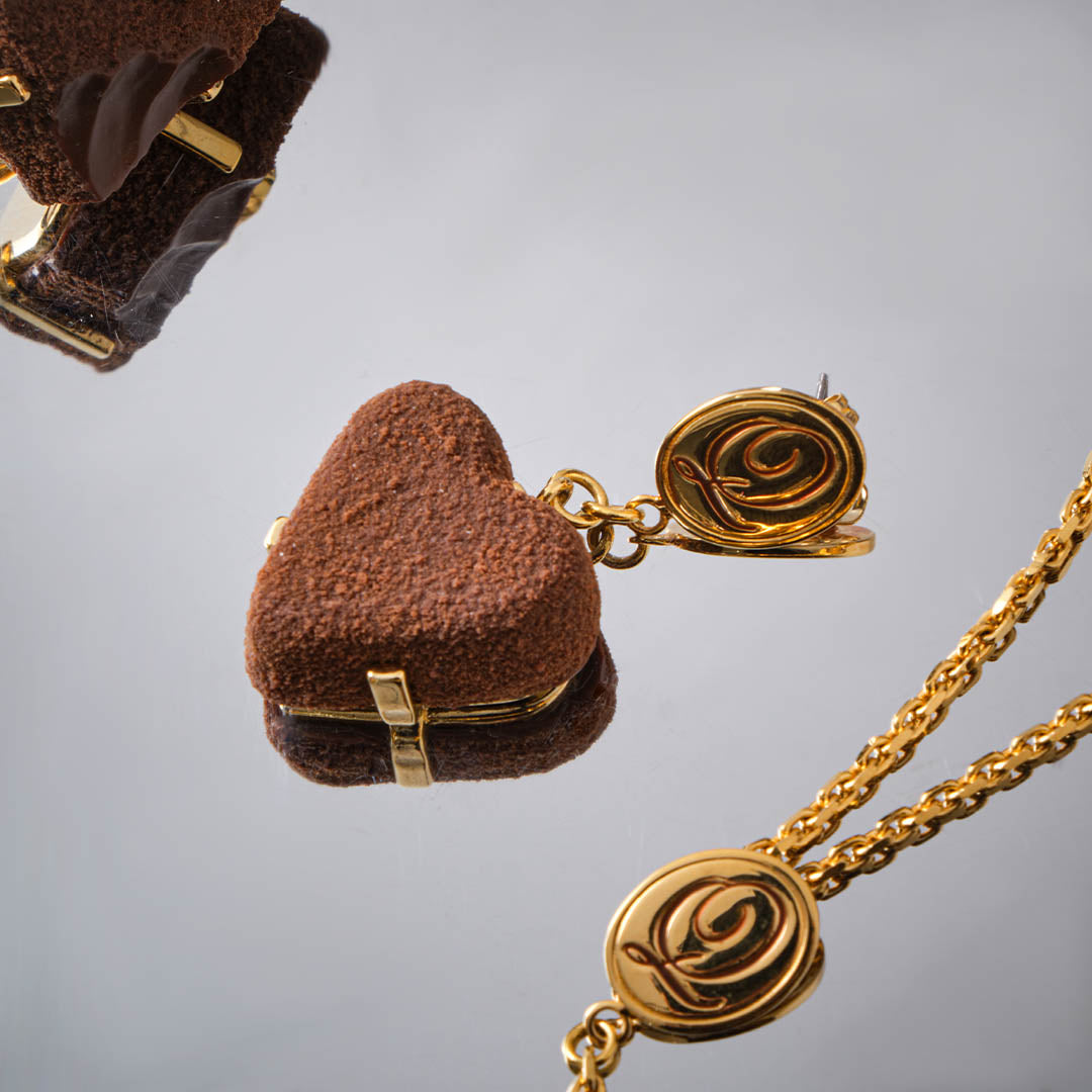 Petit Luxe Heart Chocolat Piercing | Q-pot. | Wunderwelt