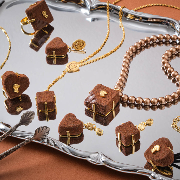 Petit Luxe Chocolat ring | Q-pot. | Wunderwelt Fleur