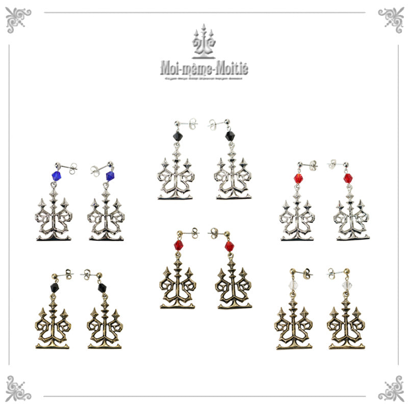 再入荷】燭台クリスタルピアス【クーポン対象外】 | Moi-même-Moitié 