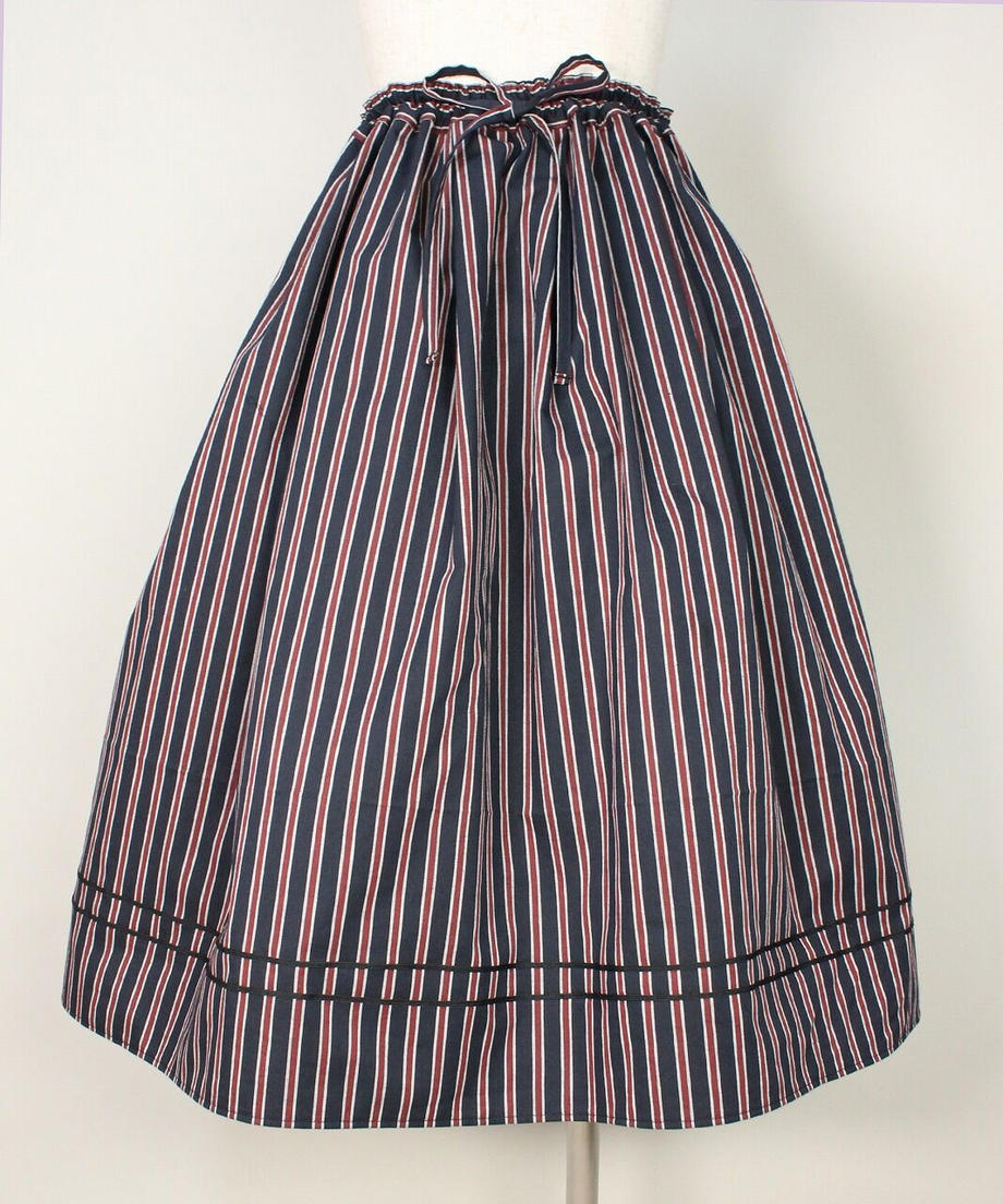 【JaneMarple】レジメンスカートとリボンクリップ