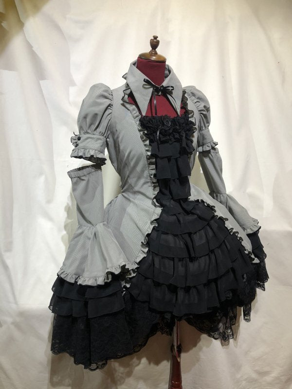 marble ゴスロリXL 姫袖付きドレスワンピース 別衿・姫袖付きドレスワンピース | MARBLE | ロリータ ゴスロリ