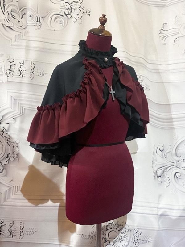 十字架付き後長ゴシック調ケープ | MARBLE | ロリータ ゴスロリ