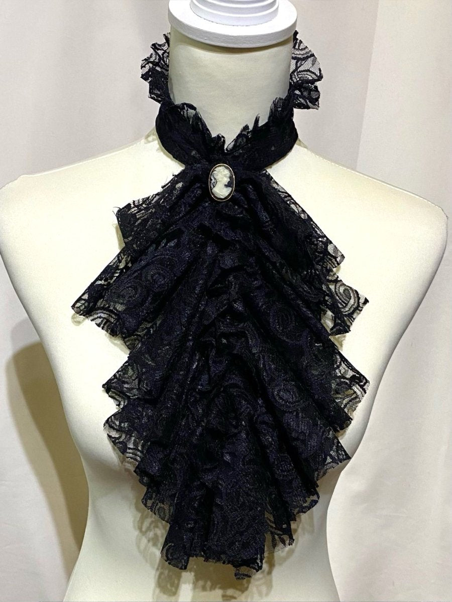 カメオブローチ付きドレープタイ | MARBLE | ロリータ ゴスロリ