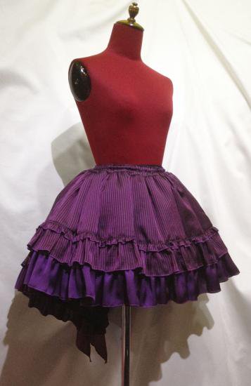 MARBLE フリルスカラップワンピース＋インナーパニエ ゴスロリ MARBLE フリルスカラップワンピース＋インナーパニエ ゴスロリ MARBLE