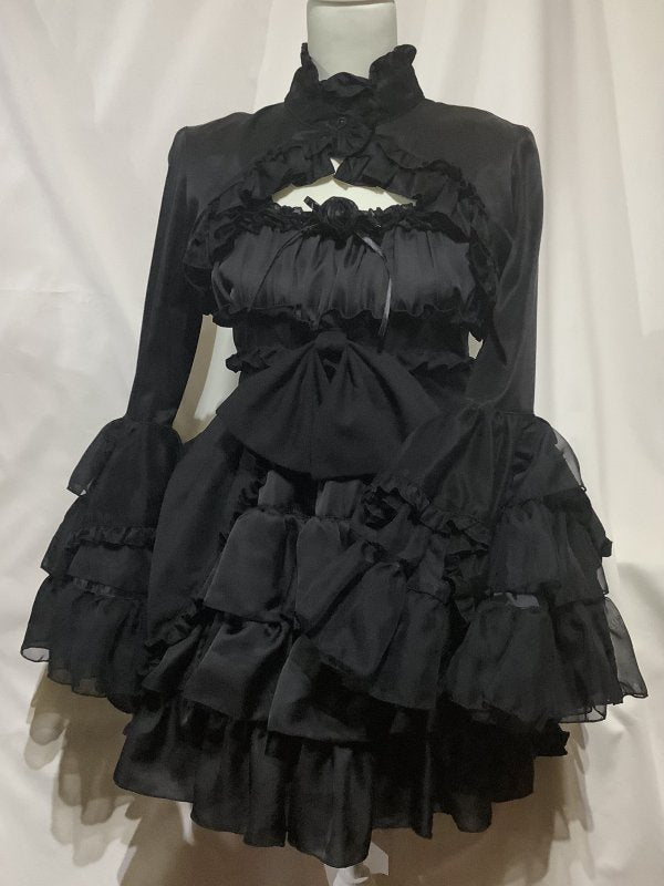 baroque*姫袖ワンピース*激レア 姫袖ボレロ付きデコラティブドレスワンピース | MARBLE