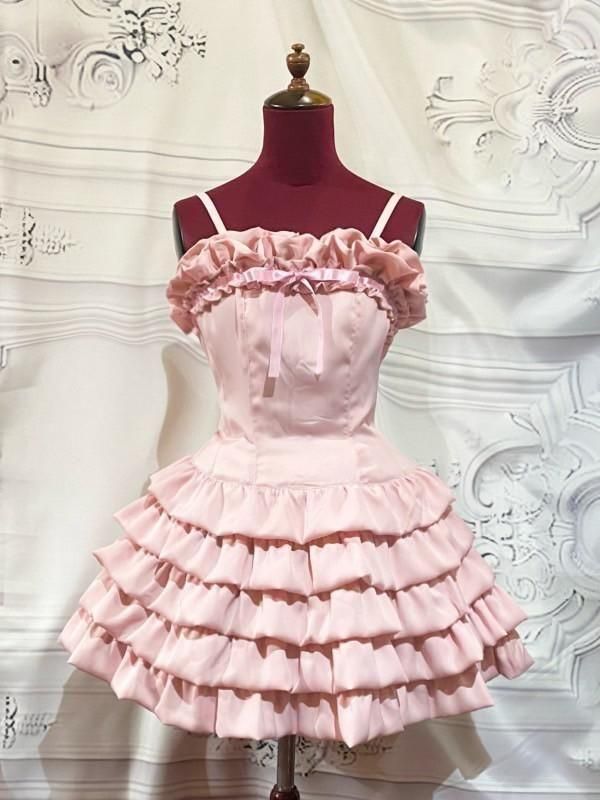 Tiered Frill Dress | MARBLE | Wunderwelt Fleur - Online Boutique