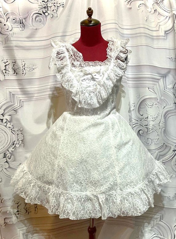 ノースリーブ胸元編み上げワンピース | MARBLE | ロリータ ゴスロリ