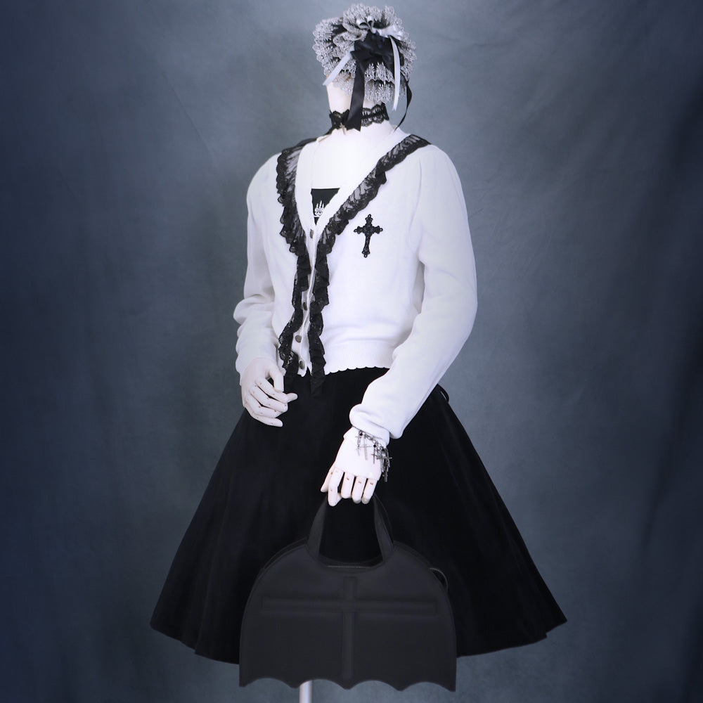 Moitie 燭台刺繍オーバニー Moitie 燭台刺繍オーバニー Moitie 燭台刺繍オーバニー 公式】Moi-même