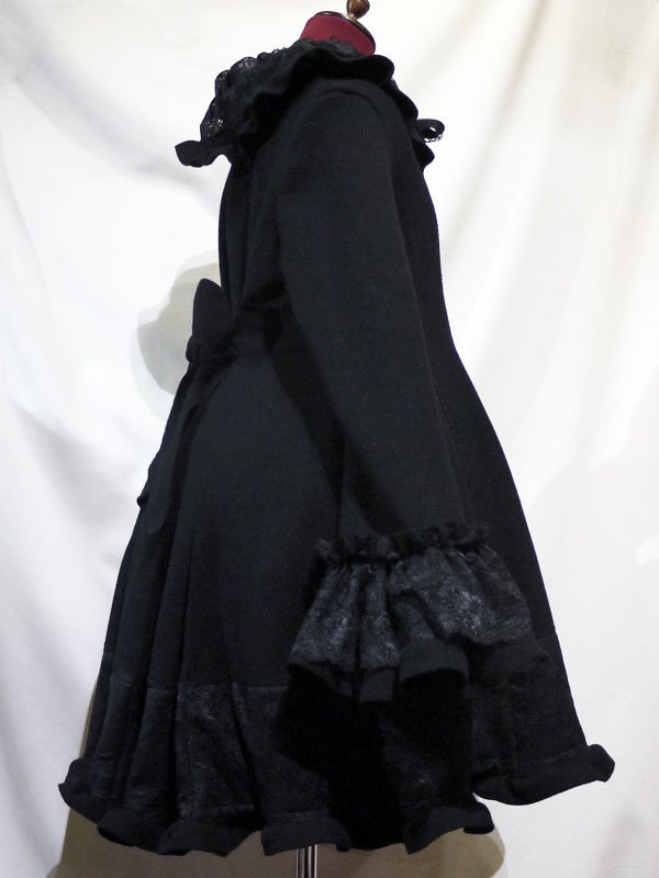 マムマキシマム ロリィタ スプリングコート 白黒 美品 MAM MAXICIMAM