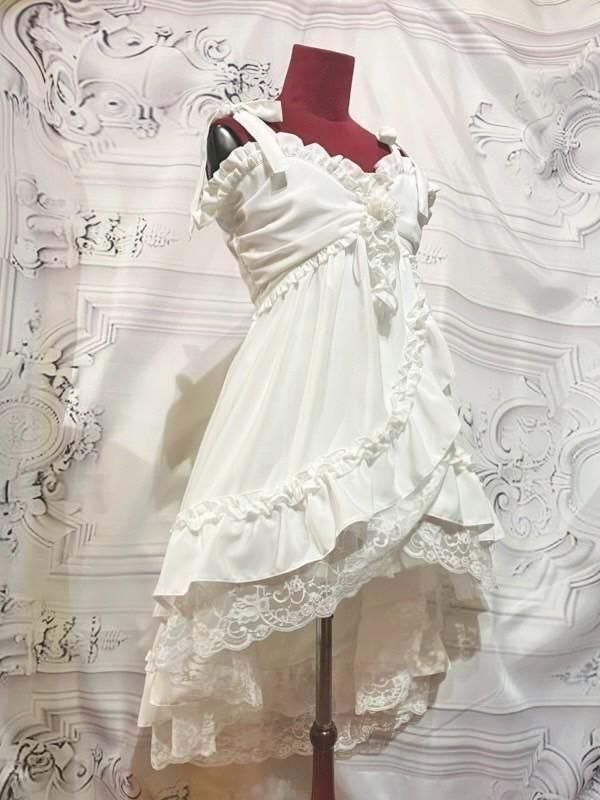 新品　Katie CHARLES ベビードールドレス　ピンクフリーサイズシャルル 新品Katie CHARLES ベビードールドレスピンクフリーサイズシャルル