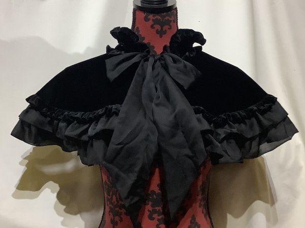 MARBLE ボリューム ケープ ゴスロリ フリル重ねボリュームケープ | MARBLE | ロリータ ゴスロリ