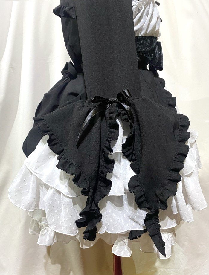 MARBLE レース付きリボン ケープ ワンピース マーブル プロポーションボディドレッシング PROPORTION BODY DRESSING ケープ