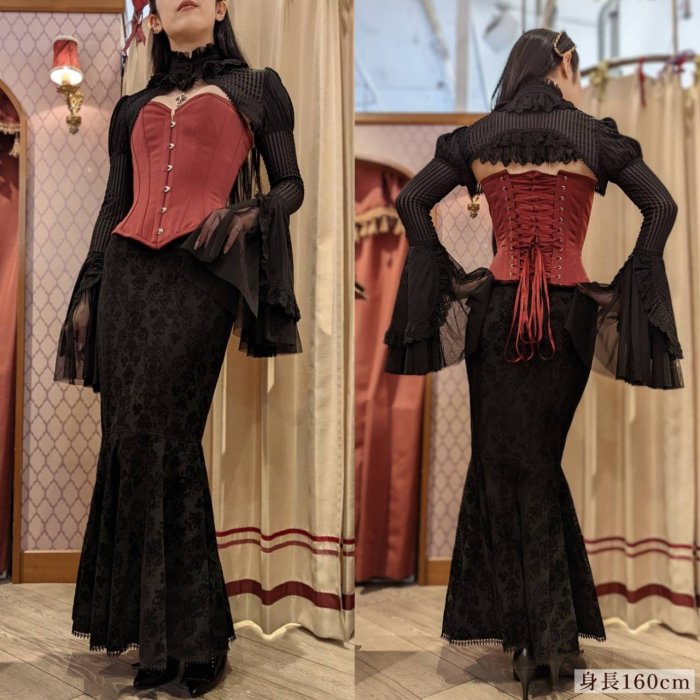 ダマスクマーメイドスカート（ロング） | abilletage | ロリータ