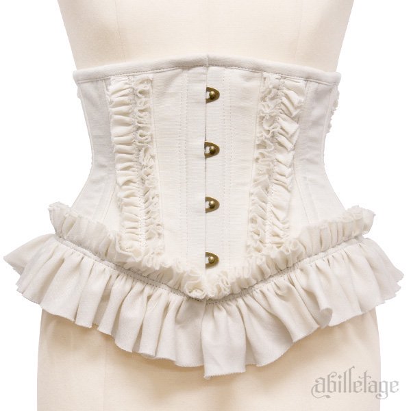 Gauze Frill Mini Short Corset | abilletage | Wunderwelt Fleur