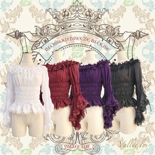 【正規品】 lys】Blossom Vallée Breeze Fashion Lolita & Gothic for Boutique Online  - Fleur Wunderwelt | ATELIER-PIERROT | Blouse コスプレ衣装