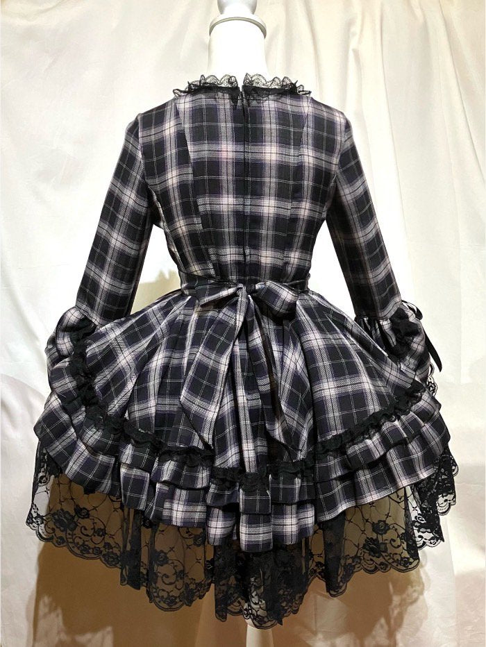 BUBBLES lace-up frill dress バブルス ワンピース - メルカリ