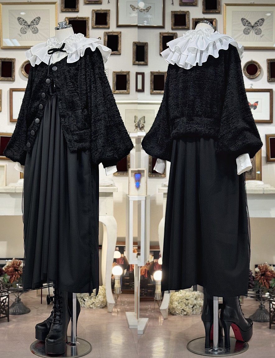 pharfaite シュガードール・レースセット メイド服 pharfaite パルフェット シュガードール レースセット モノトーン