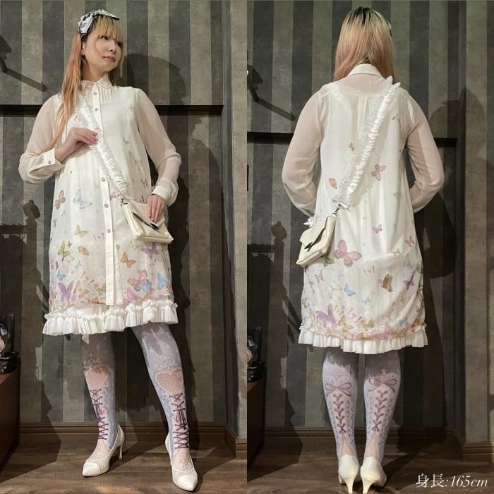 バタフライシャツワンピース | abilletage | ロリータ ゴスロリ
