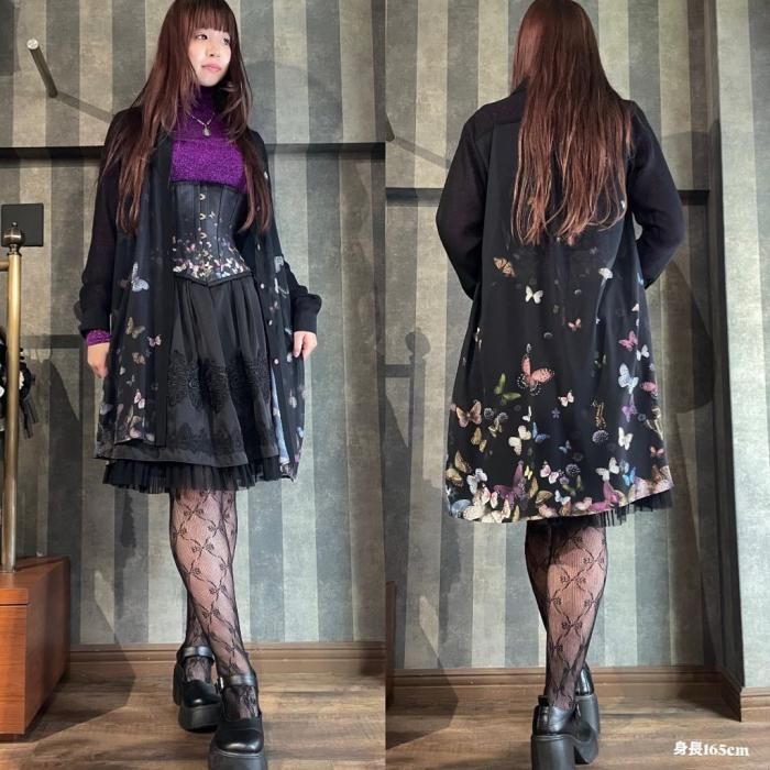 バタフライシャツワンピース | abilletage | ロリータ ゴスロリ
