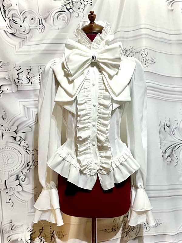 marble ゴシックフリルブラウス MARBLE（マーブル）クラシカル 姫袖