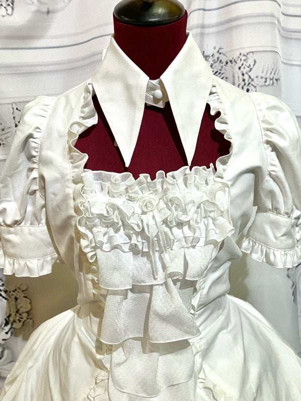 MARBLE　ゴスロリ　ワンピース　姫袖 別衿・姫袖付きドレスワンピース (L~LLサイズ) | MARBLE