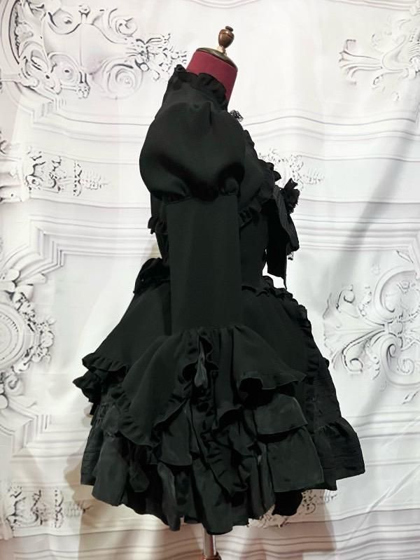 配色切り替えデコラティブドレスワンピース | MARBLE | ロリータ