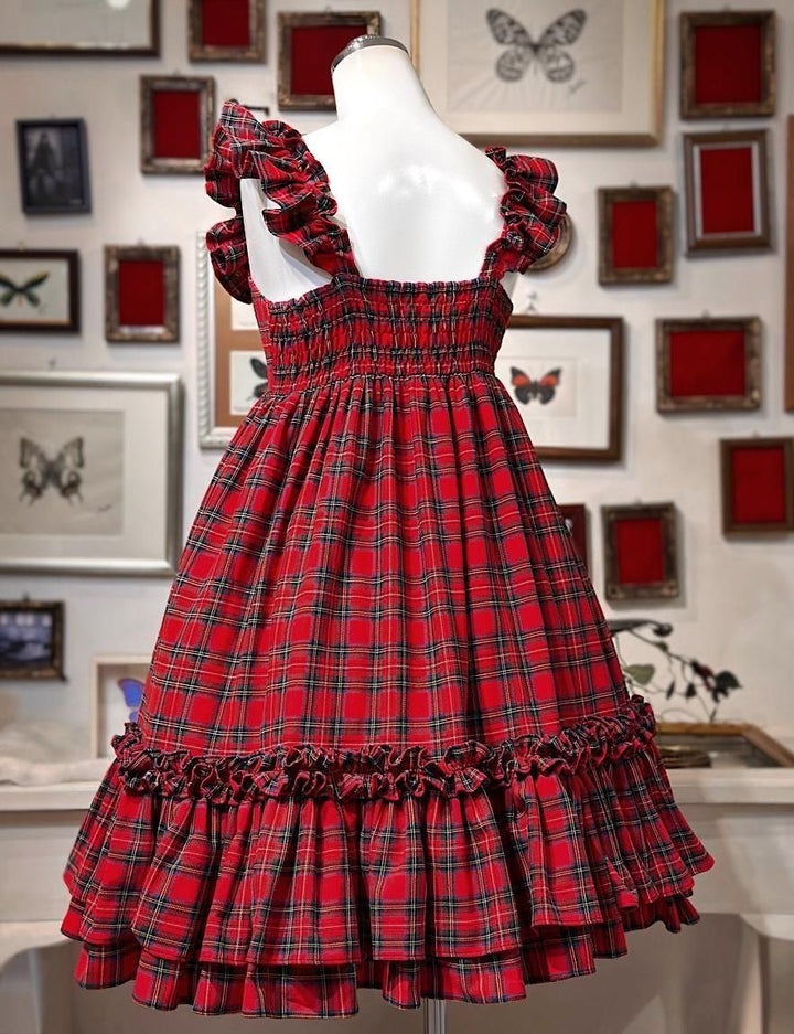 ベイビー　赤黒チェックワンピース　ロリータ 187089406_o2_720x.jpg?v=1749785355